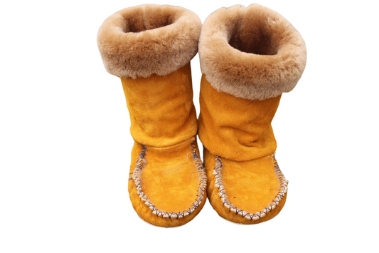 Sheepskin Cuff Boots