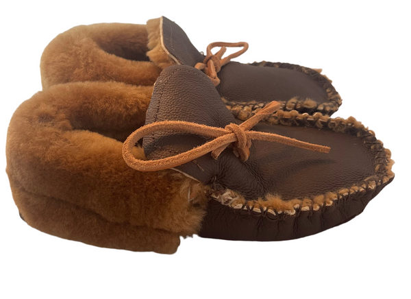 The Sheepskin Cuff Slipper