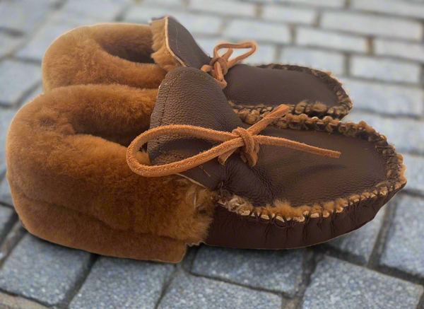 The Sheepskin Cuff Slipper