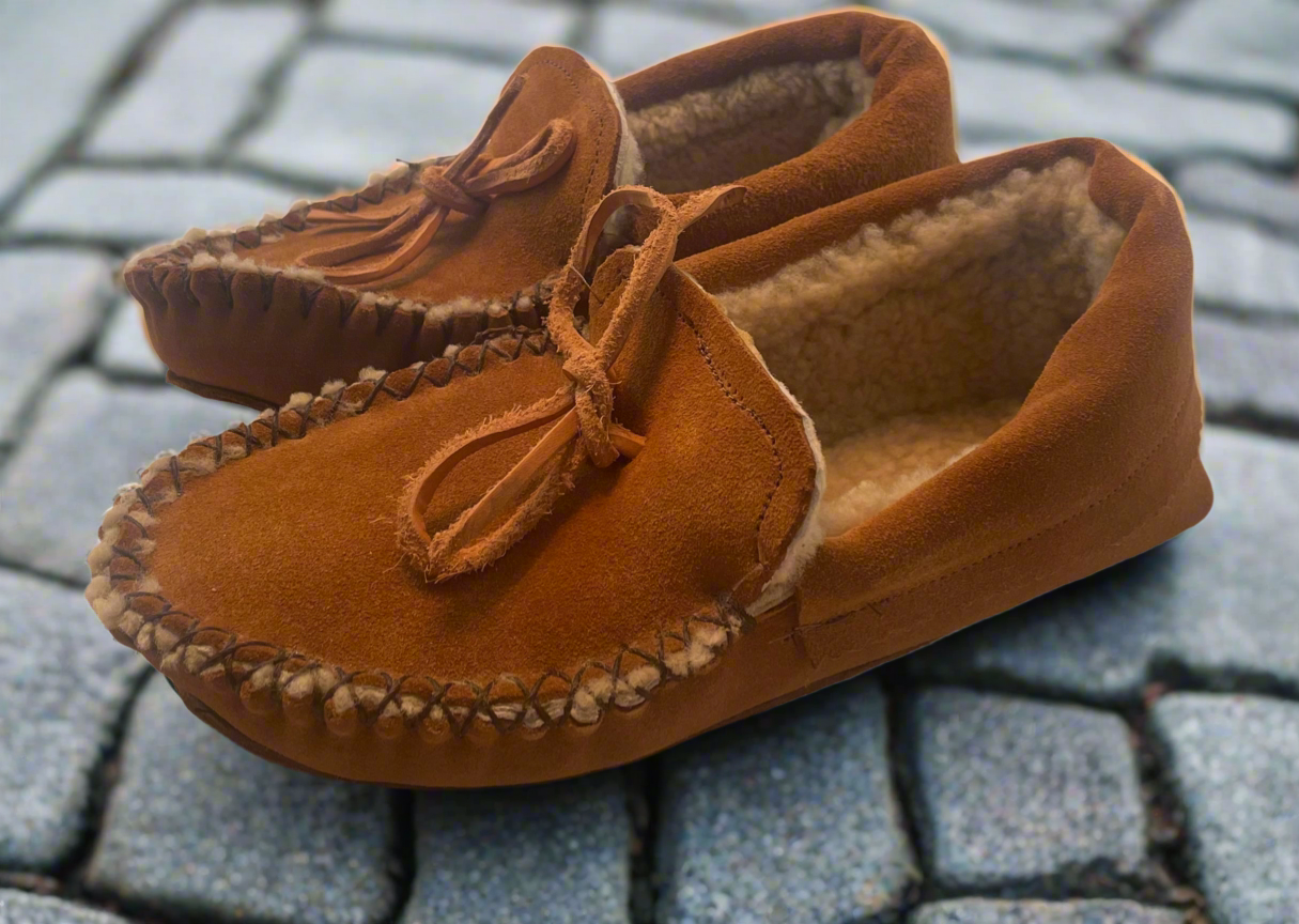 Suede Sheepskin Slippers   Canada