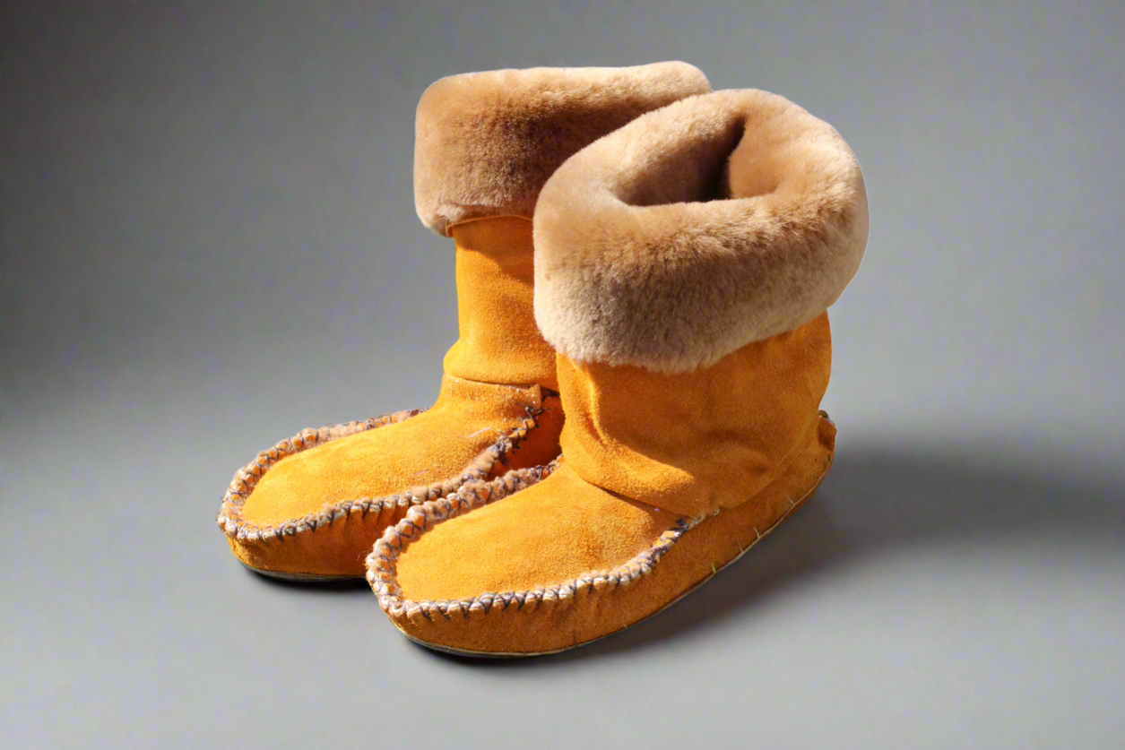 Sheepskin Cuff Boots