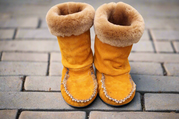 Sheepskin Cuff Boots